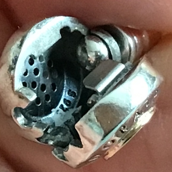 Pandora Logo 14k gold and silver bracelet - Picture 5 of 8